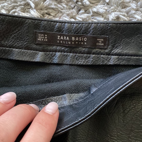 Zara faux leather skirt - M - Picture 2 of 2